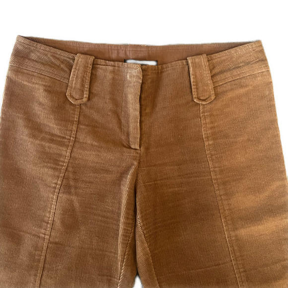 BCBGMaxazria Brown Lightweight Corduroy Pants-Size 2 - Picture 4 of 9